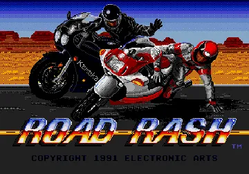 Road Rash (Japan) screen shot title